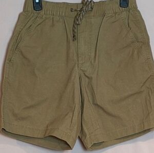 Eddie Bauer Flax Color Classic Top Out Ripstop Shorts size Small